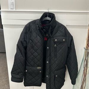 Black Quilted Buffer Jacket Size Small